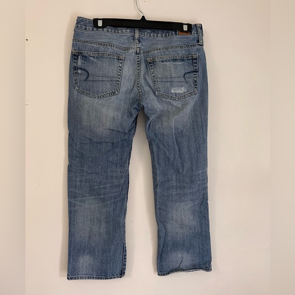 American Eagle boy fit distressed crop jeans 6 - Picture 2 of 4